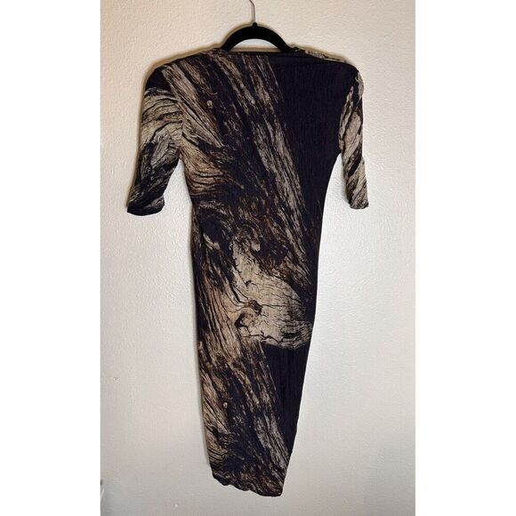 HELMUT LANG Drift Drape Dress Size Size Small - Picture 8 of 9